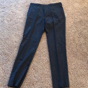 Gray Hugo Boss Dress Pants